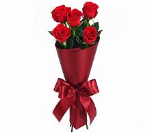 Букет 5 Красных роз Эдлесс Лав в Верхозиме