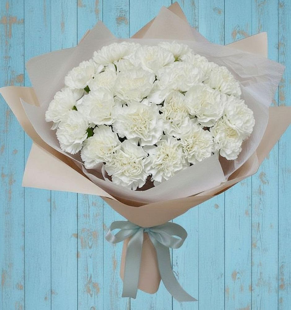 Букет цветов из: Гвоздики в Верхозиме