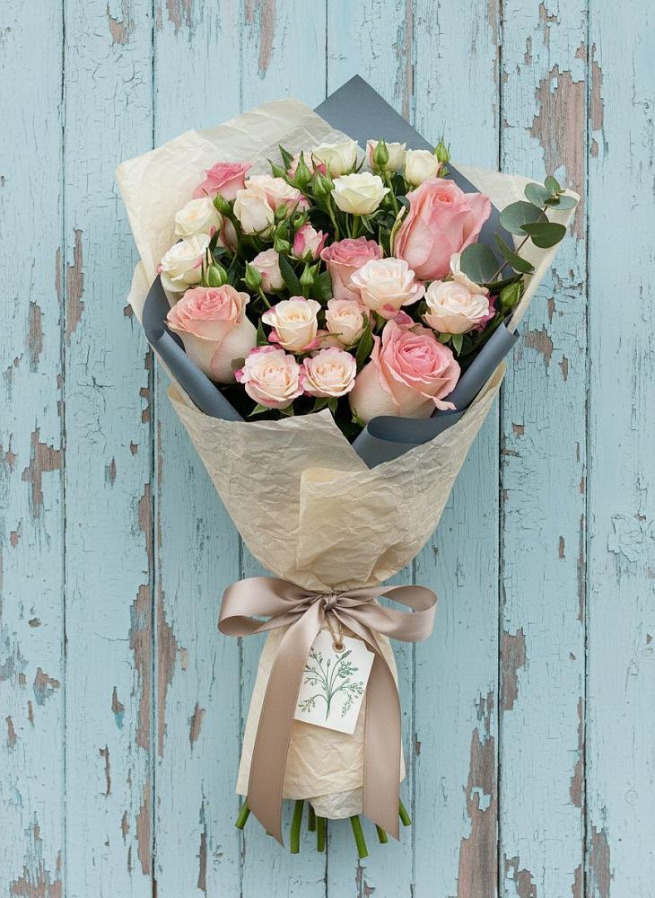 Букет цветов из: Розы в Верхозиме