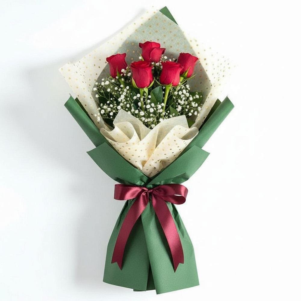 Букет цветов из: Розы в Верхозиме