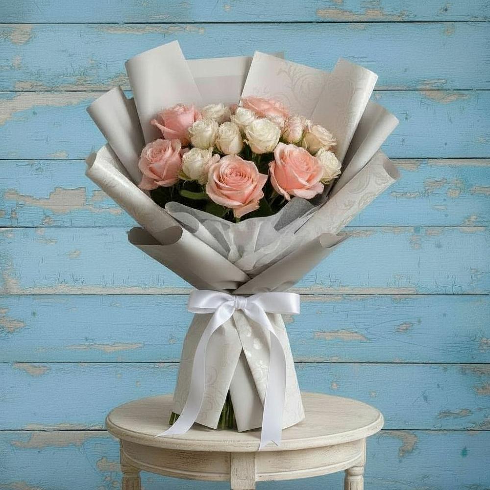 Букет цветов из: Розы в Верхозиме