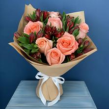 Букет цветов из:  Розы и Альстромерии в Верхозиме