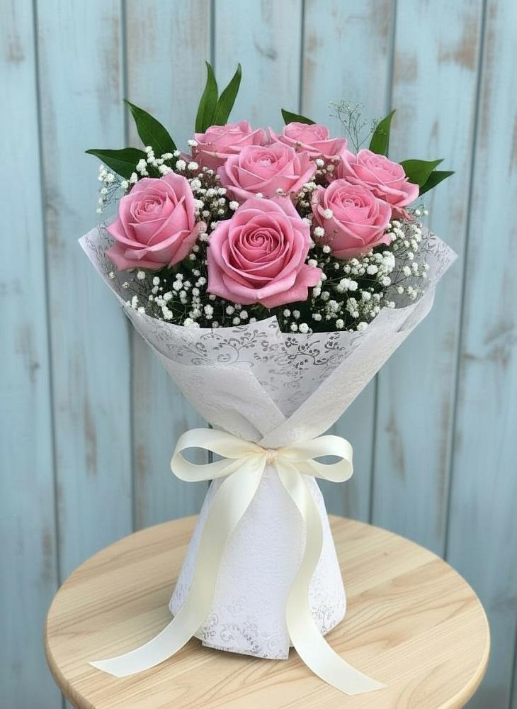 Букет цветов из: Розы в Верхозиме