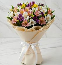 Букет цветов из:  Альстромерии в Верхозиме