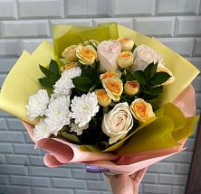 Букет цветов из:  Розы и Хризантемы #REPLACE_PRED# Верхозиме