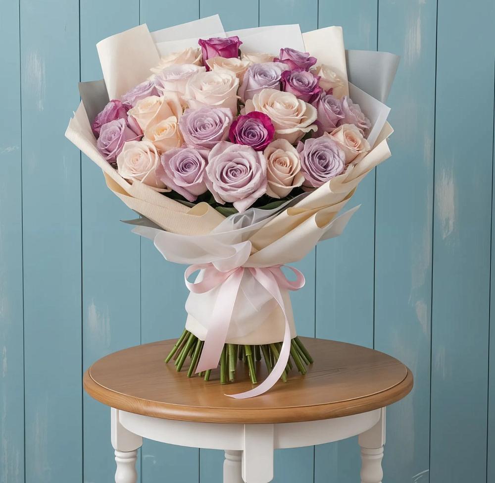 Букет цветов из: Розы в Верхозиме