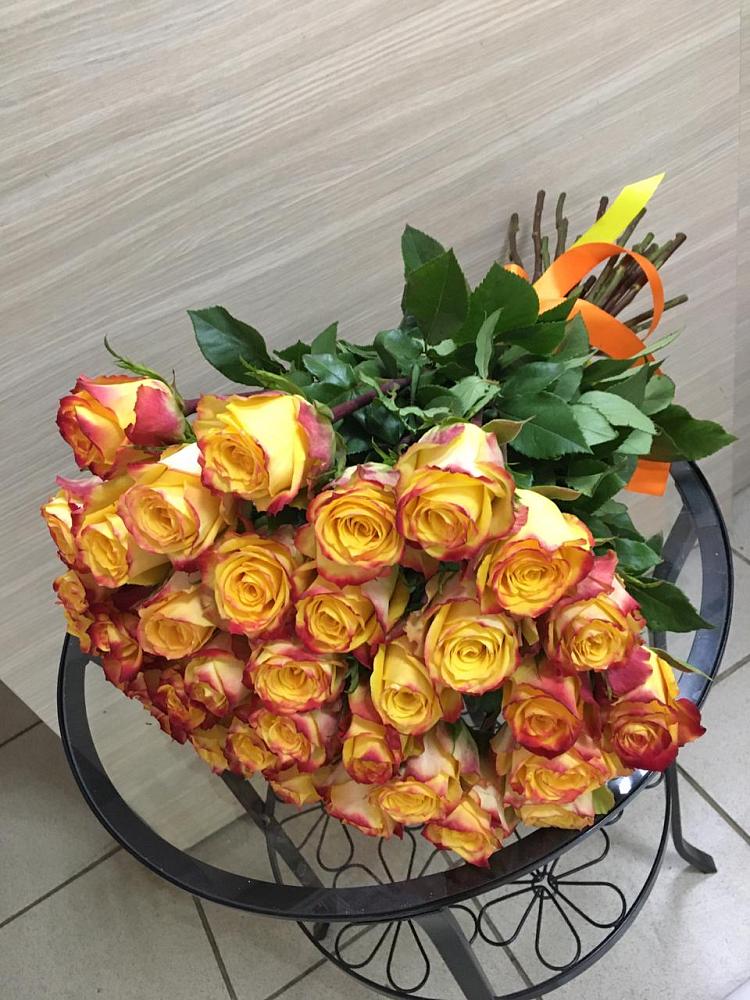 Букет Желтые розы в Верхозиме