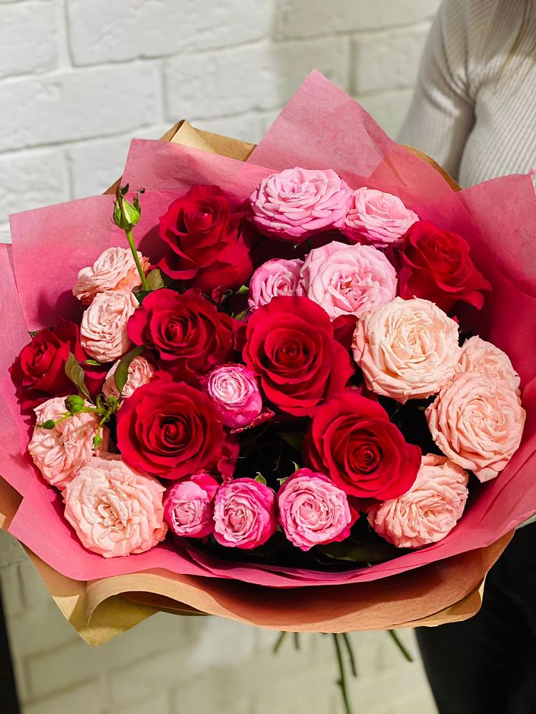 Букет цветов из: Розы в Верхозиме