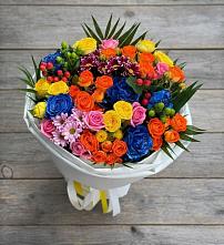 Букет цветов из:  Розы и Хризантемы в Верхозиме