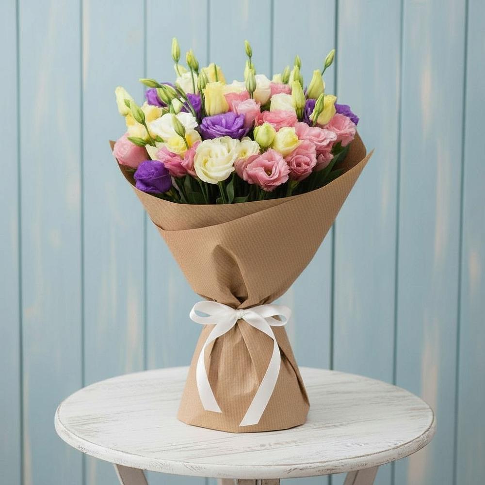 Букет цветов из: Лизиантусы в Верхозиме