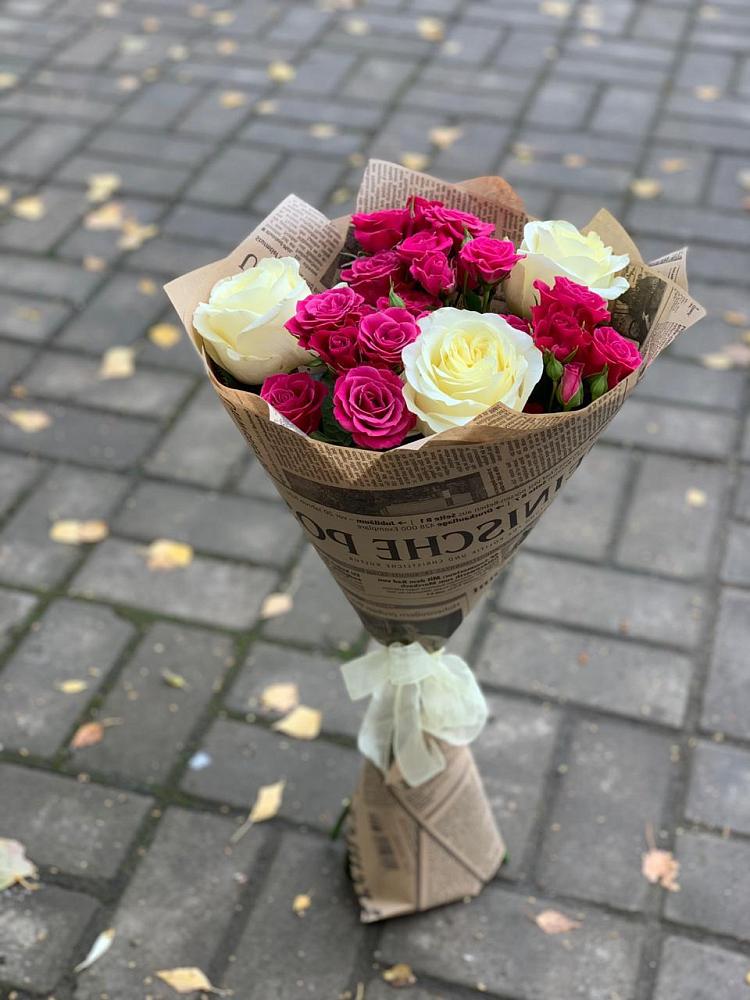 Букет цветов из: Розы в Верхозиме