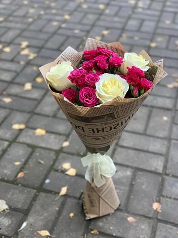 Букет цветов из: Розы в Верхозиме