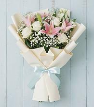 Букет цветов из:  Лилии в Верхозиме