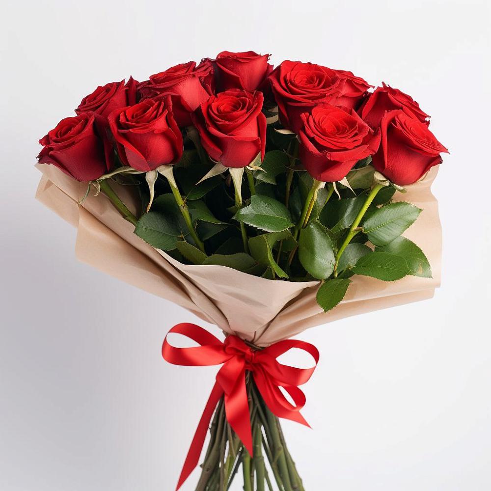 Букет 11 Красных роз Эдлесс Лав в Верхозиме