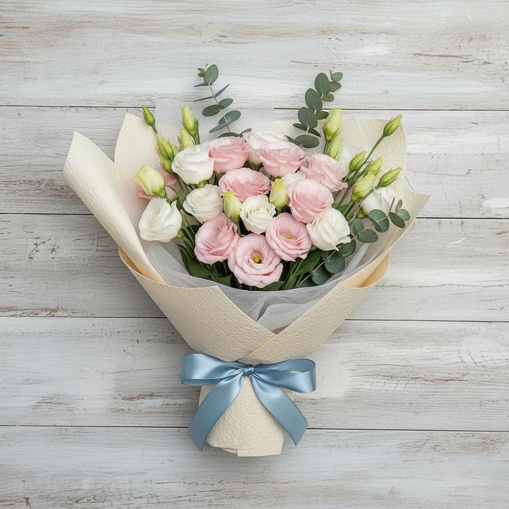 Букет цветов из: Лизиантусы в Верхозиме