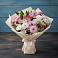 Букет цветов из: Хризантемы, Альстромерии и Розы в Верхозиме
